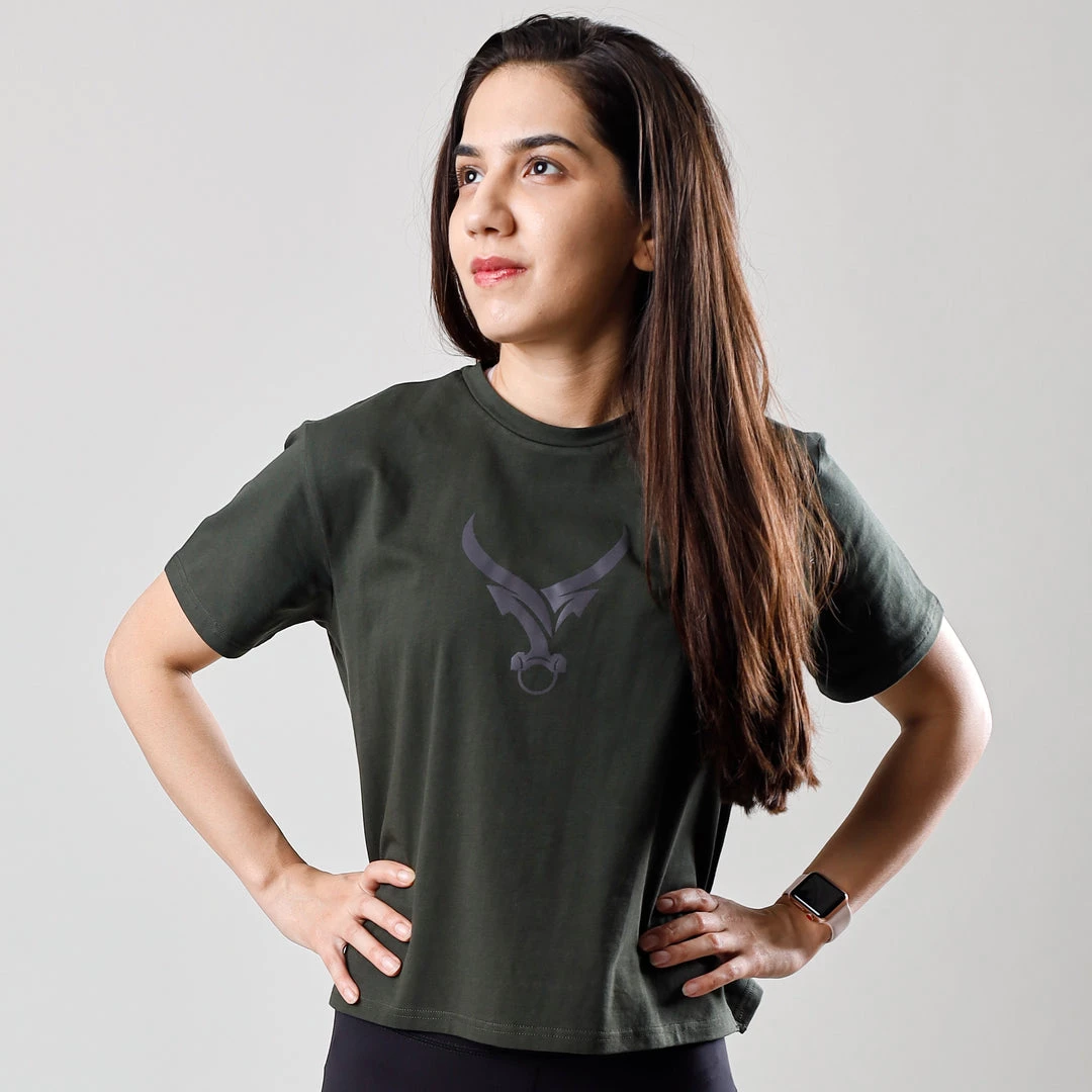 IRONGEAR Fitness WOMEN'S Loose-Fit Crop Top 4 IRONGEAR Fitness WOMEN'S Loose-Fit Crop Top