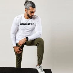 IRONGEAR Fitness MEN'S Classic Long Sleeve Tee