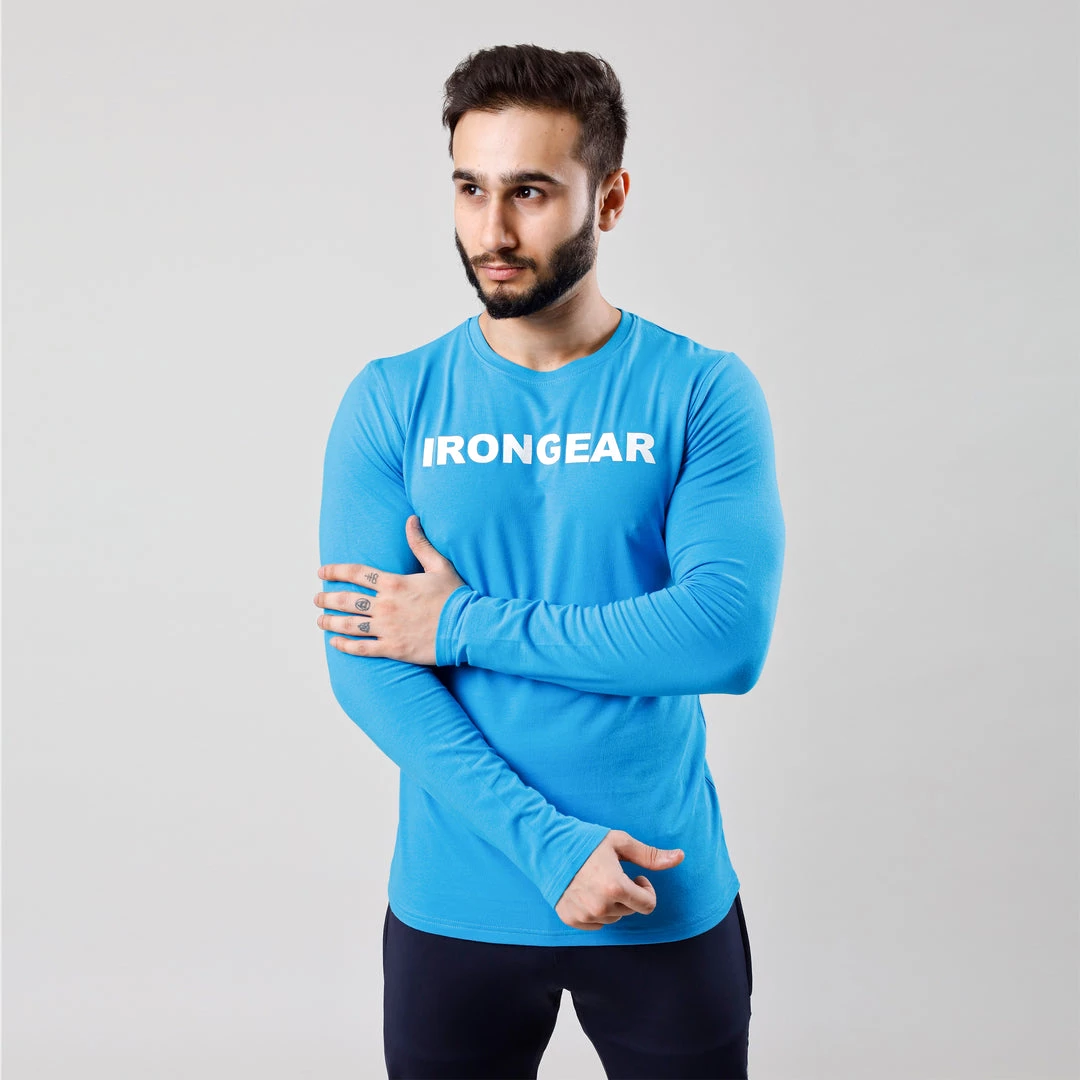 IRONGEAR Fitness MEN'S Classic Long Sleeve Tee 4 IRONGEAR Fitness MEN'S Classic Long Sleeve Tee