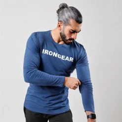 IRONGEAR Fitness MEN'S Classic Long Sleeve Tee