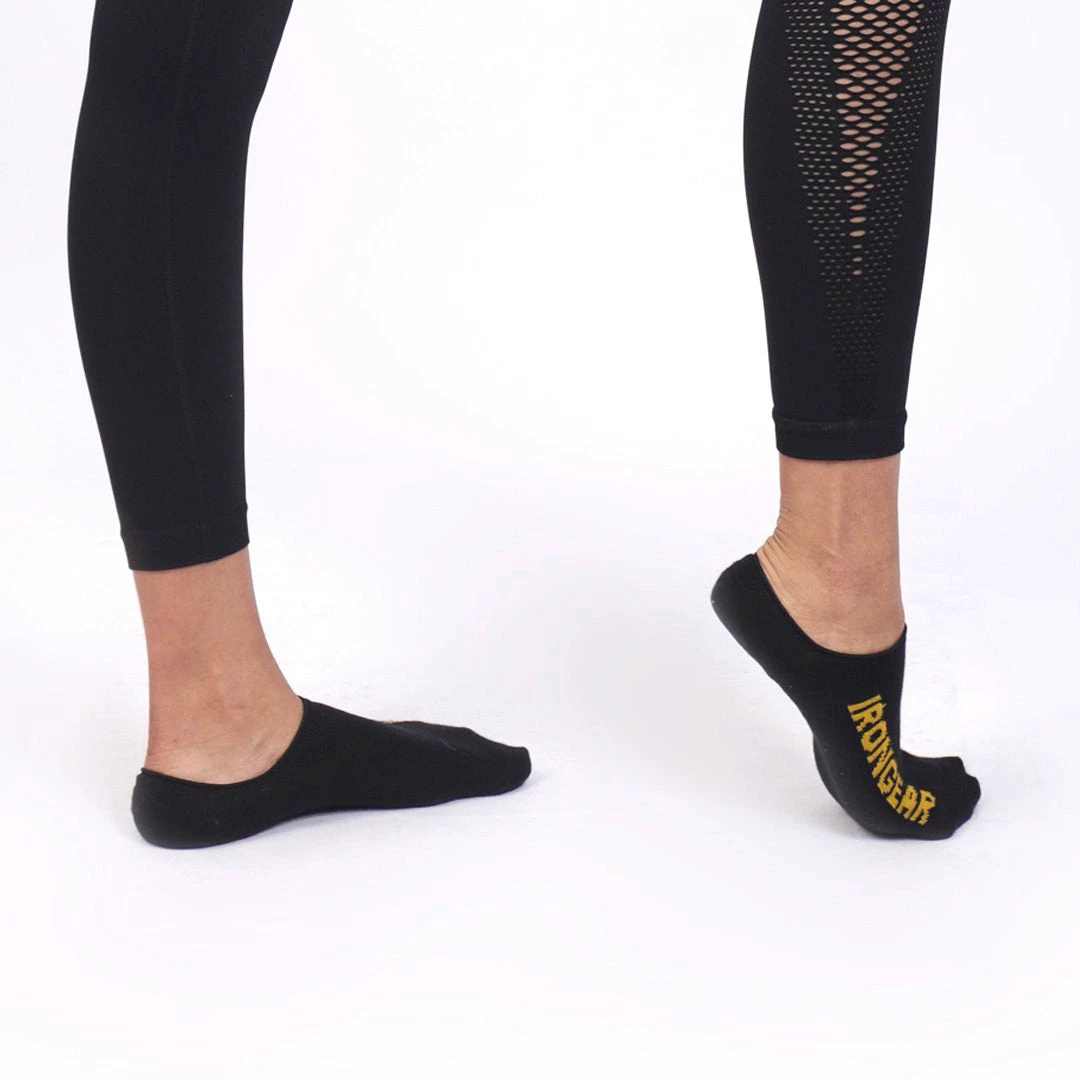 IRONGEAR Fitness No-Show Socks Black Pack Of 3 MEN'S 3 IRONGEAR Fitness No-Show Socks Black Pack Of 3 MEN'S