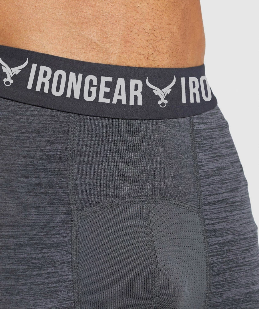 IRONGEAR Fitness Skin Layer Compression Leggings 3/4 MEN'S 6 IRONGEAR Fitness Skin Layer Compression Leggings 3/4 MEN'S