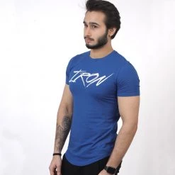 IRONGEAR Fitness Shop New Dipped Hem Short Sleeve For Men