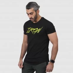 IRONGEAR Fitness Dipped Hem Short Sleeve For Men MEN'S
