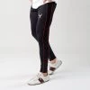 IRONGEAR Fitness Quick Dry IRON Trouser Black (Red Piping) MEN'S 2 IRONGEAR Fitness Quick Dry IRON Trouser Black (Red Piping) MEN'S