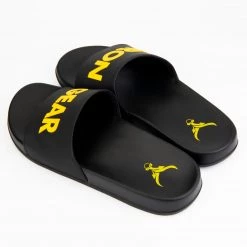 IRONGEAR Fitness MEN'S Unisex Power Slides Black / Yellow