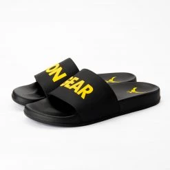 IRONGEAR Fitness MEN'S Unisex Power Slides Black / Yellow
