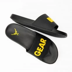 IRONGEAR Fitness MEN'S Unisex Power Slides Black / Yellow
