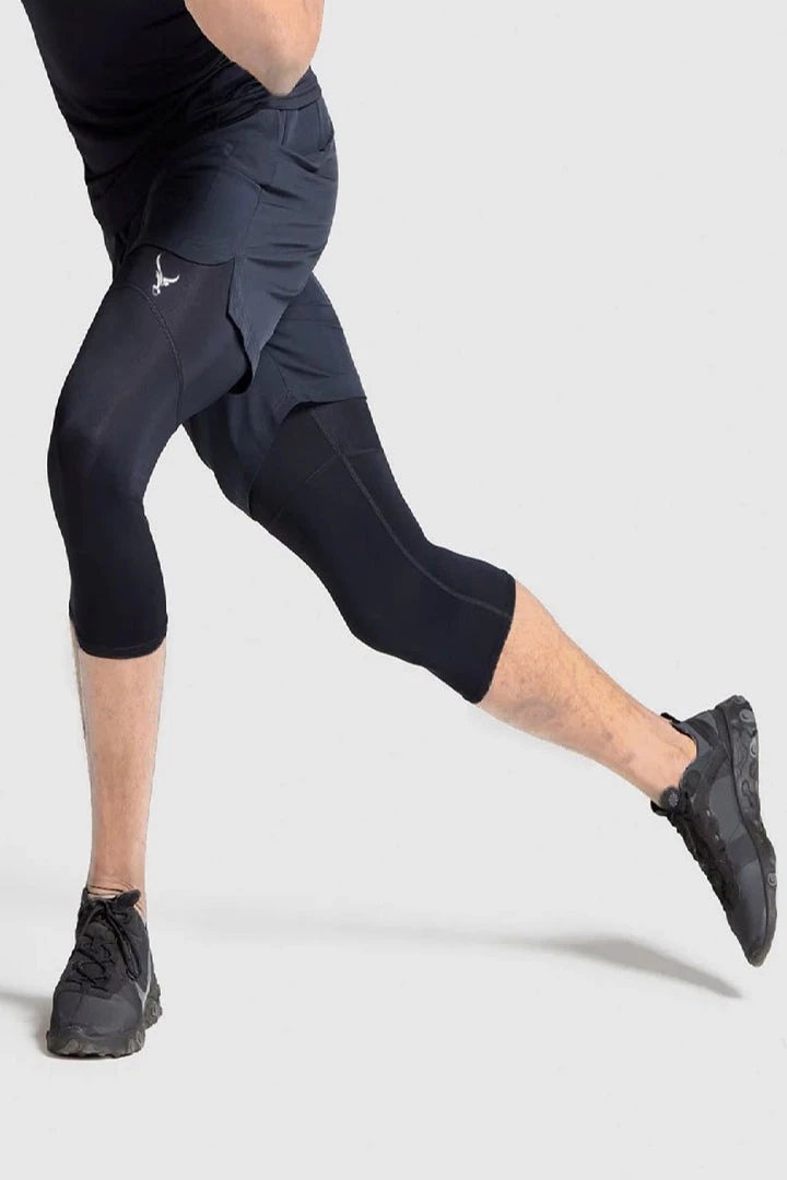 IRONGEAR Fitness Skin Layer Compression Leggings 3/4 MEN'S 4 IRONGEAR Fitness Skin Layer Compression Leggings 3/4 MEN'S