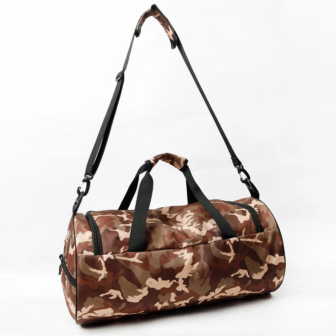 IRONGEAR Fitness Accessories Duffle Bag - Brown Camo 5 IRONGEAR Fitness Accessories Duffle Bag - Brown Camo