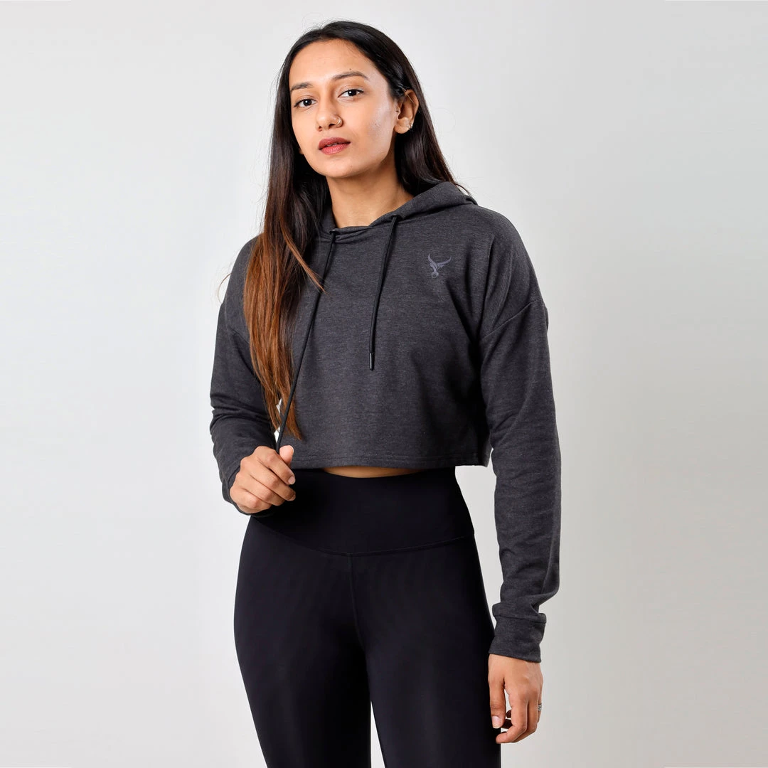 IRONGEAR Fitness IronNam Crop Hoodie WOMEN'S 4 IRONGEAR Fitness IronNam Crop Hoodie WOMEN'S