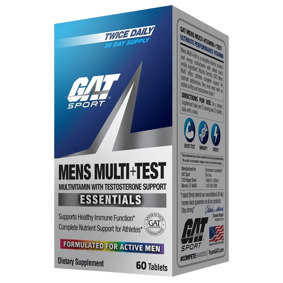 GAT Supplements Mens Multi + Test 60tablets 3 GAT Supplements Mens Multi + Test 60tablets