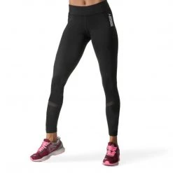 IRONGEAR Fitness Mighty Leggings Black (White Logo) WOMEN'S