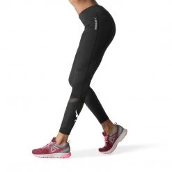 IRONGEAR Fitness Mighty Leggings Black (White Logo) WOMEN'S