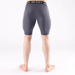 IRONGEAR Fitness Men's Long Compression Shorts