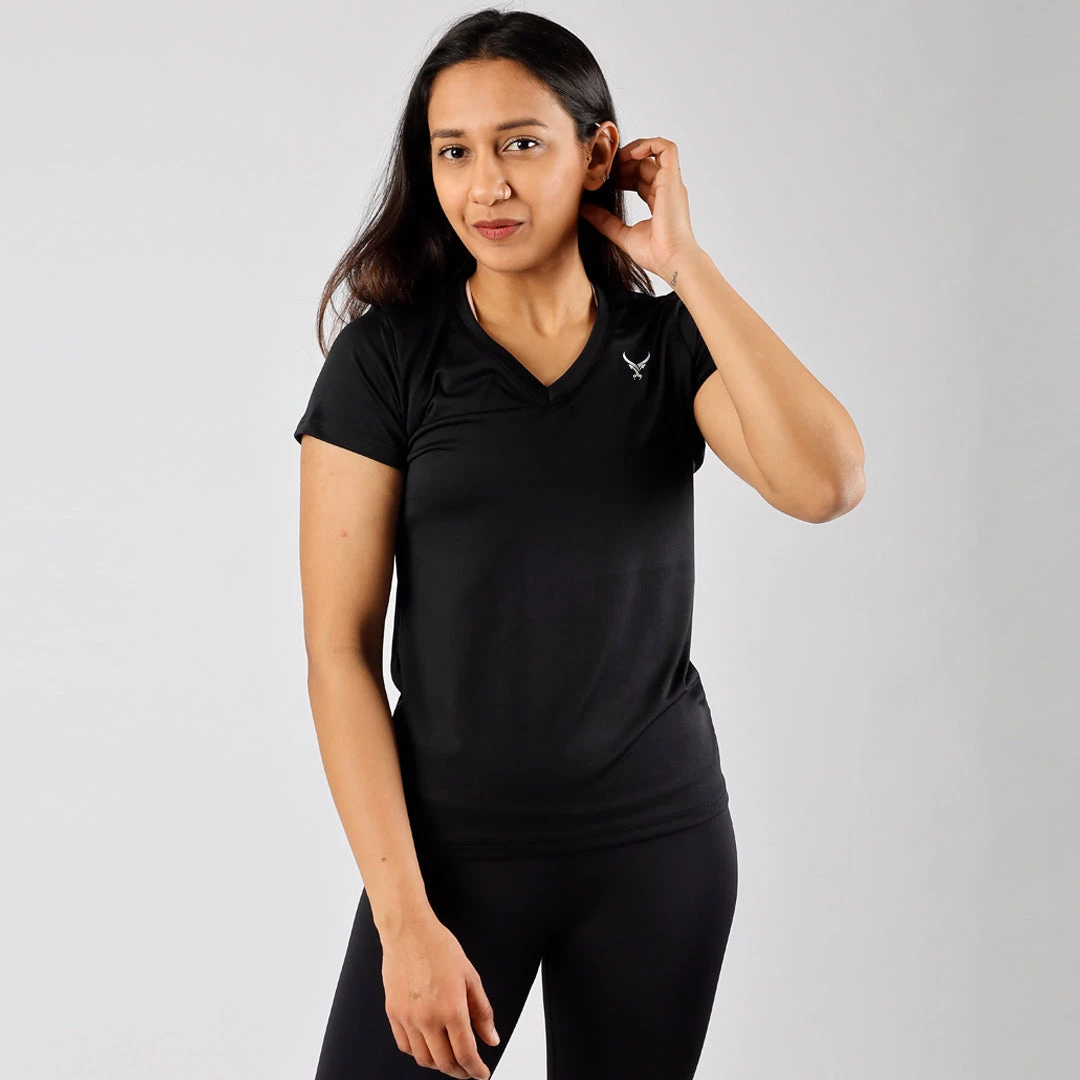 IRONGEAR Fitness WOMEN'S Performance Tee V Neck 5 IRONGEAR Fitness WOMEN'S Performance Tee V Neck