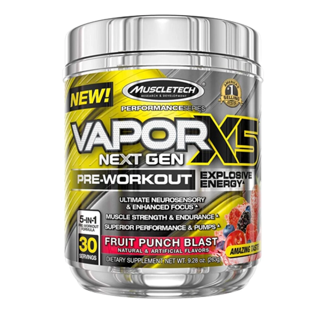 Muscle Tech Supplements VAPOR X5 Next Gen - 30 Servings 3 Muscle Tech Supplements VAPOR X5 Next Gen - 30 Servings